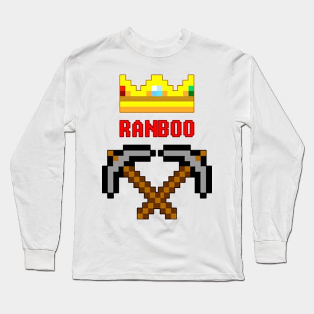 Ranboo Pickaxes Long Sleeve T-Shirt by Scud"